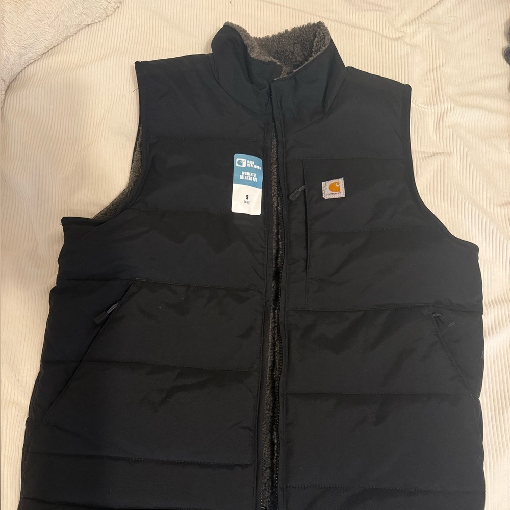 Carhartt Midnight Black Quilted Vest